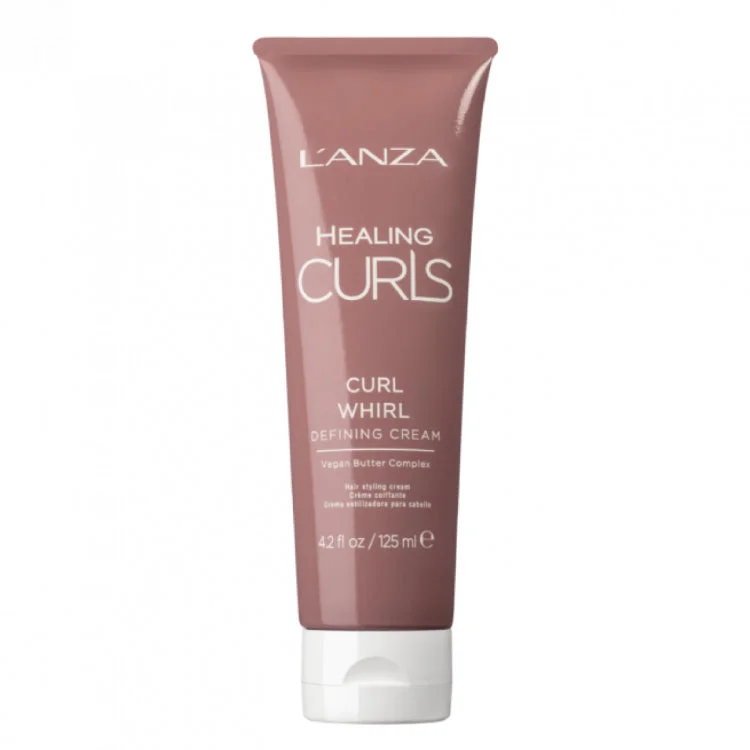 Hair care tips for hair sturdiness-Lanza Healing Curls Curl Whirl Defining Cream 4.2 oz