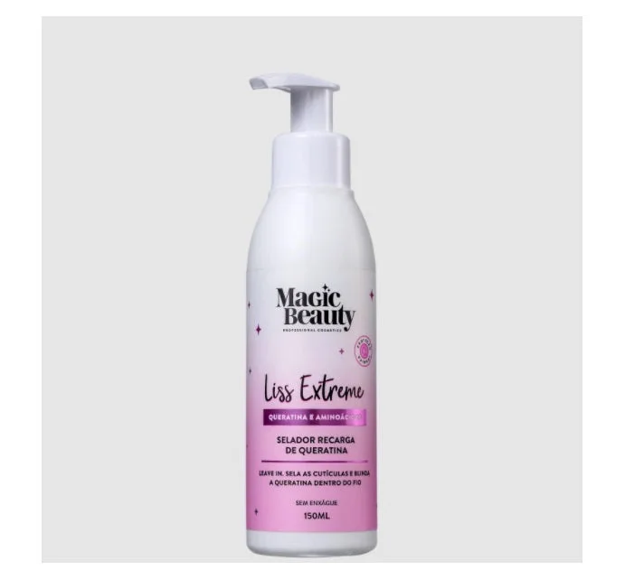 Shine cream-Liss Extreme Keratin Recharge Sealing Leave-in Hair Finisher 150ml - Magic Beauty