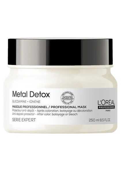 How to care for fine coily bouncy kinky curls-L'Oreal Professional Serie Expert Metal Detox Masque