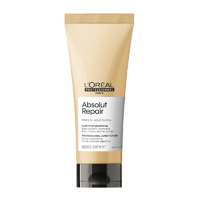 How to hydrate thick kinky coily curls-L'Oreal Professionnel Serie Expert Absolut Repair Conditioner 200ml