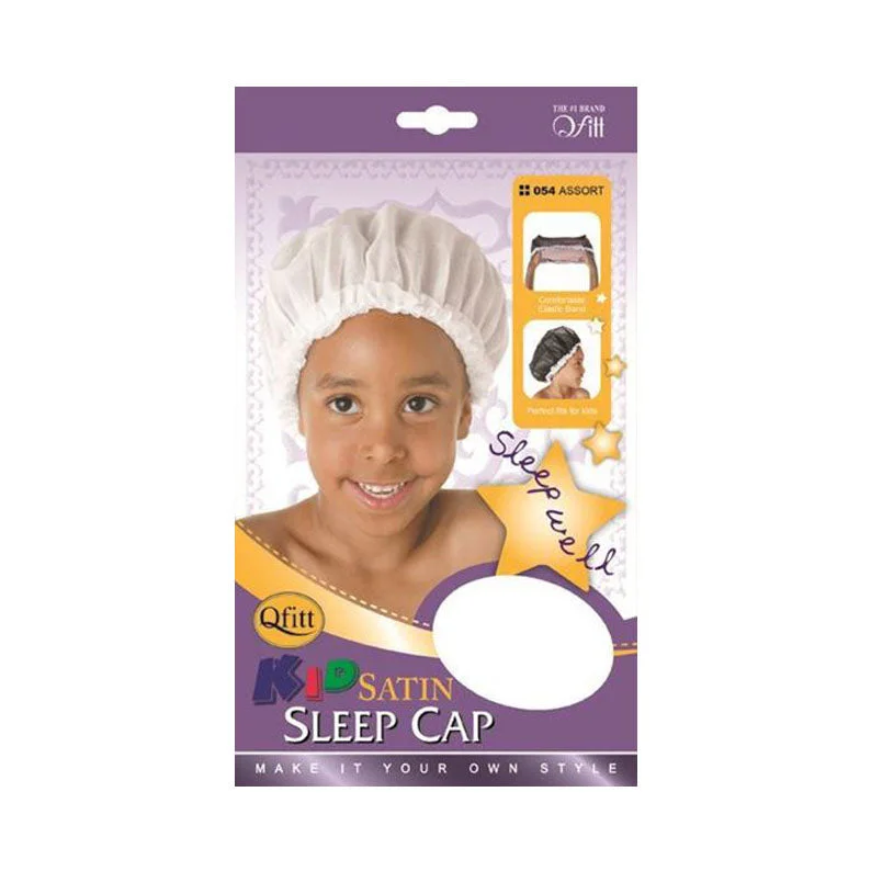 M&M QFITT Kids Satin Sleep Cap [ASSORTED COLOR] #054