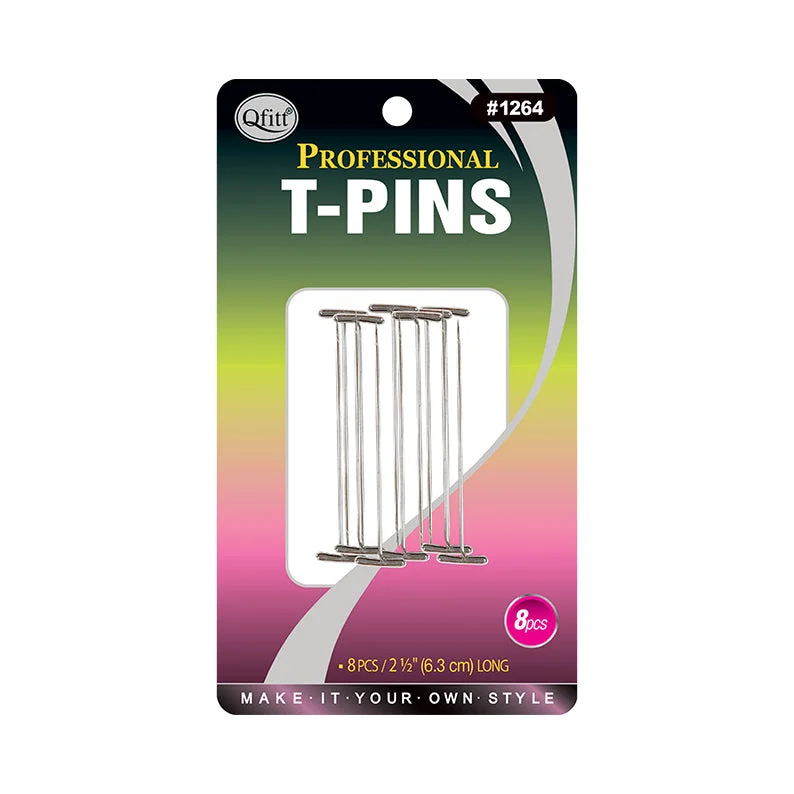 M&M QFITT Blister Professional T-Pins 8pcs #1264