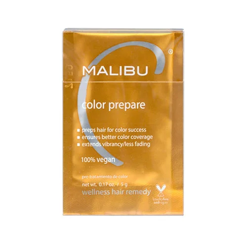 How to repair oily bouncy kinky coily hair-Malibu C Color Prepare Hair Remedy Packet .17 oz