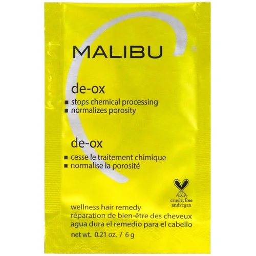 Best hair care for hair refinement-Malibu C De-Ox Packette .21 oz