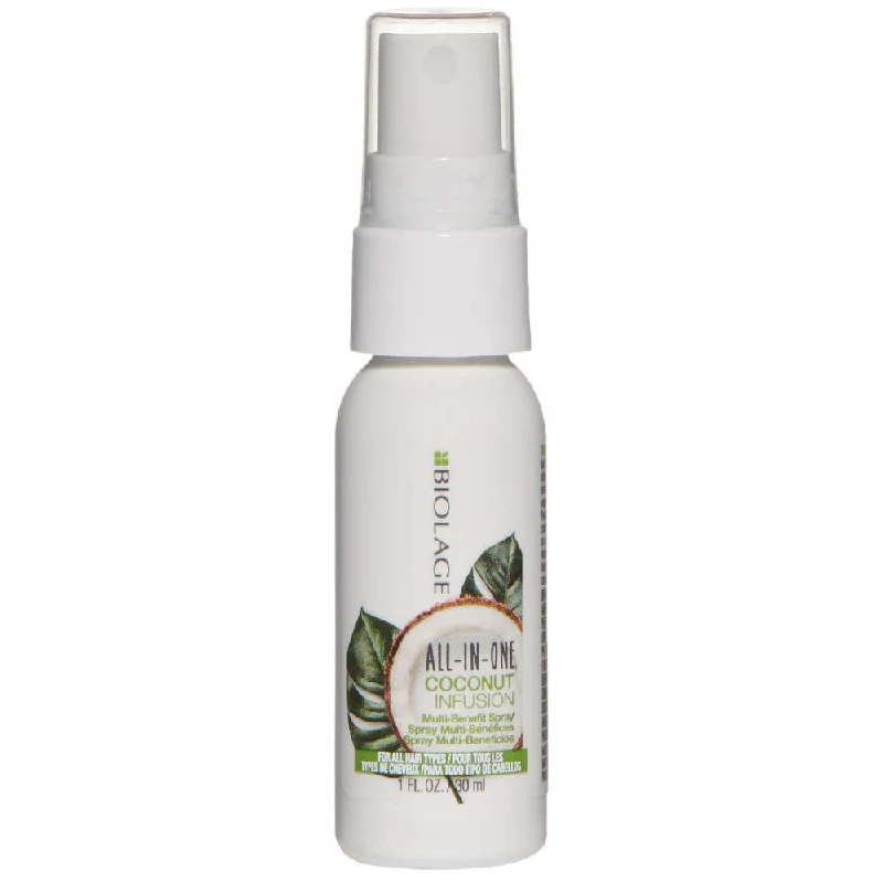 Organic hair care for hair potency-Matrix Biolage All-In-One Coconut Infusion Leave-In Treatment Spray