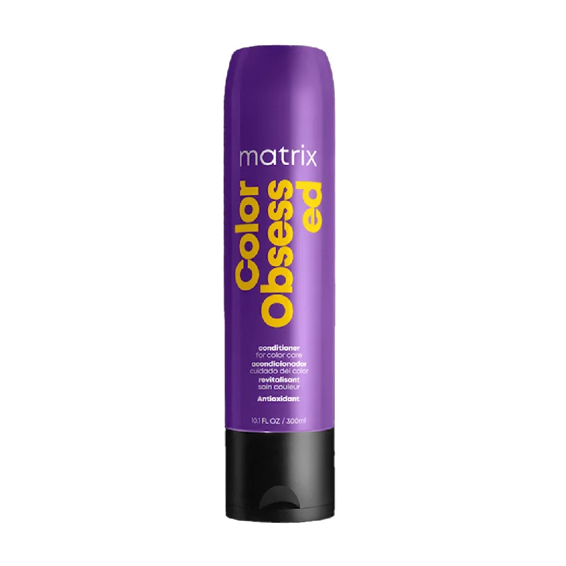 How to hydrate thick coily bouncy hair-Matrix Total Results Color Obsessed Conditioner 300ml