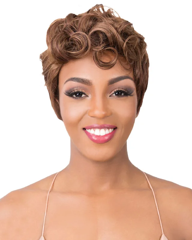 Pine synthetic wigs green-Modern | Synthetic Wig by It's a Wig