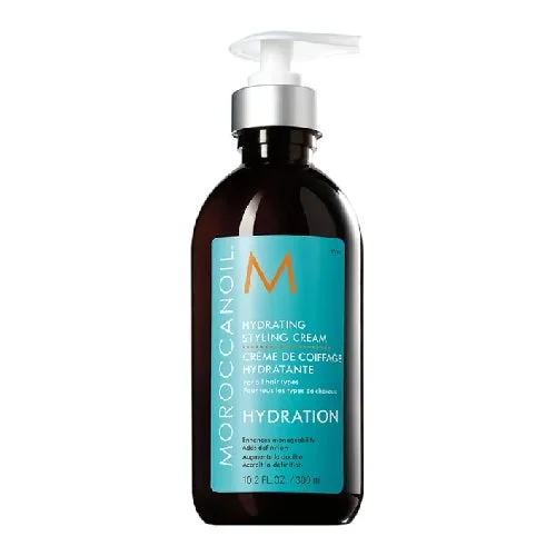 Hair care for weak coily kinky bouncy curls-Moroccanoil Hydrating Styling Cream