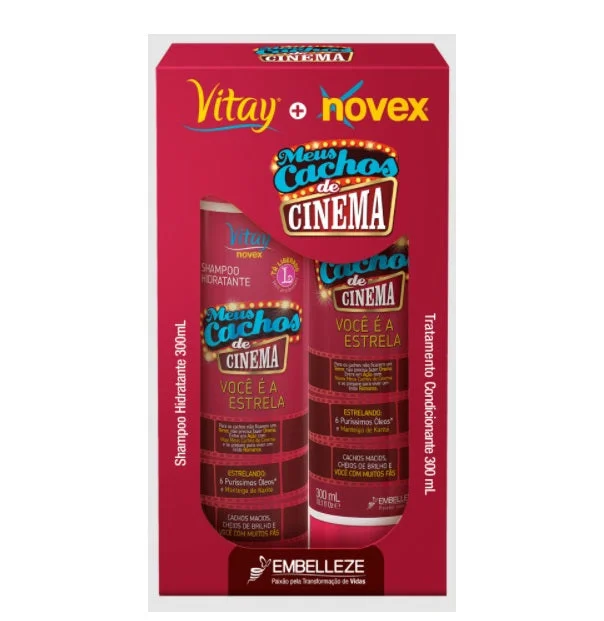 My Curls Vitay Novex Meus Cachos de Cinema Curly Hair Kit 2x300ml - Embelezze