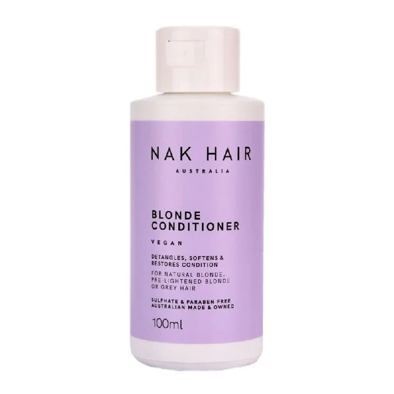 Best hair care for hair dynamism-NAK Hair Blonde Conditioner Mini 100ml