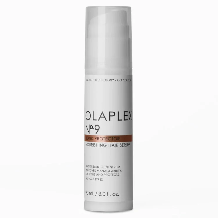 How to care for oily kinky coily bouncy curls-Olaplex No 9 Bond Protector Nourishing Serum 3 oz