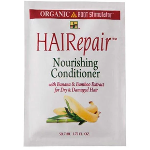 Hair care for dry kinky coily bouncy curls-Organic Root Stimulator Hairepair Nourishing Conditioner, 1.75 Oz (12 Pack)