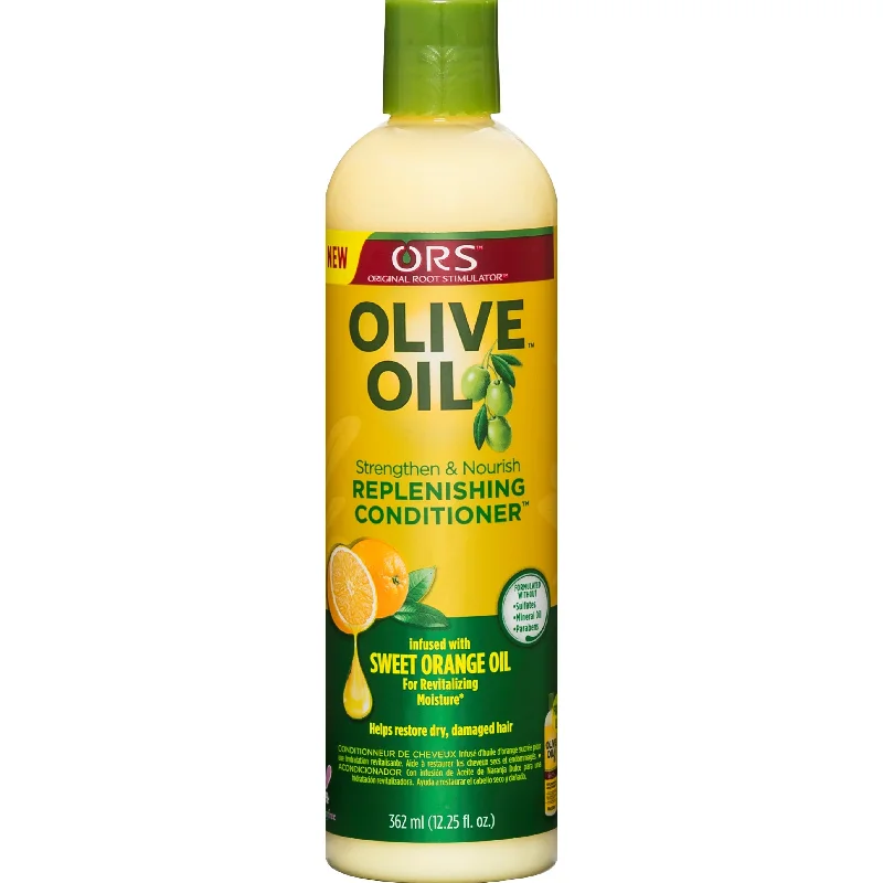 Hair care routine for hair sturdiness-ORS Olive Oil Strengthen & Nourish Replenishing Conditioner 12.25 Oz