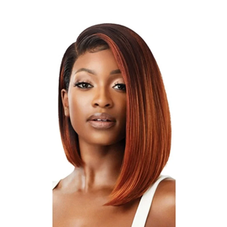 Synthetic wigs for luxe vibe-OUTRE Melted Hairline Synthetic Hair Lace Front Wig ZANDRA