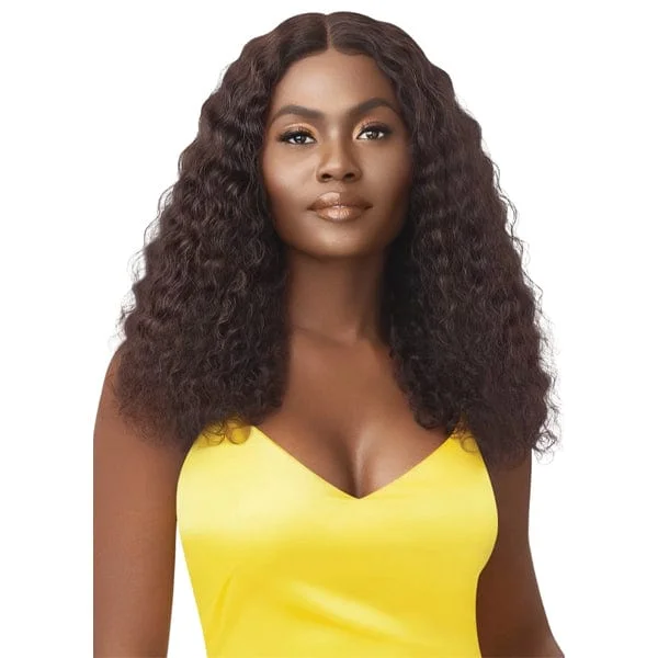 real person hair ring smooth band-Outre Mytresses Gold Label 100% Human Hair Lace Front Wig - ARLESSIA