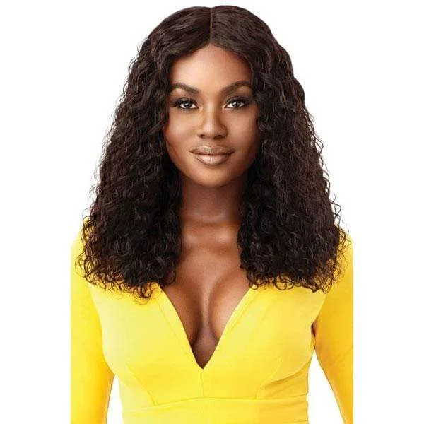 real person hair ring cabochon cut-Outre Mytresses Gold Label 100% Human Hair Lace Front Wig - ISADORA