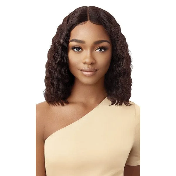 real person hair ring matte craft-Outre Mytresses Gold Label 100% Human Hair Lace Front Wig - ROWAN