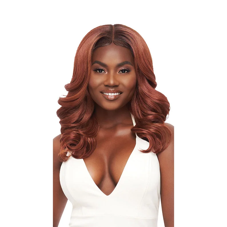 Synthetic wigs for film nights-OUTRE Perfect Hairline Synthetic Hair 13X4 Lace Front Wig ELLA