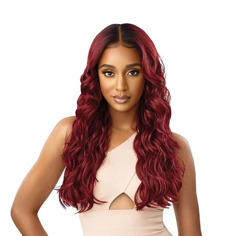 Synthetic wigs for swift deals-OUTRE Synthetic Perfect Hairline 13x6 Lace Front Wig ANNALISE