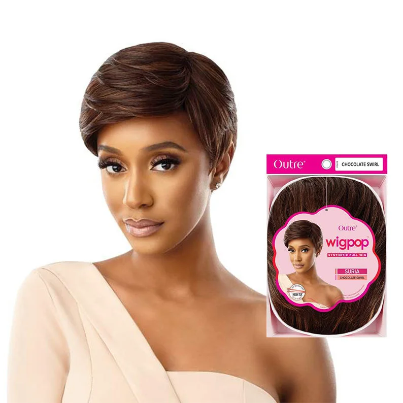 Synthetic wigs for earl lady-OUTRE Wigpop Synthetic Hair Full Cap Wig SURIA