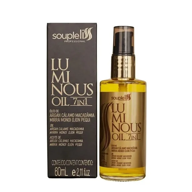 Curl set lotion-Professional Luminous Hair Finisher Nutrition Leave-in Treatment Oil 60ml - Souple Liss