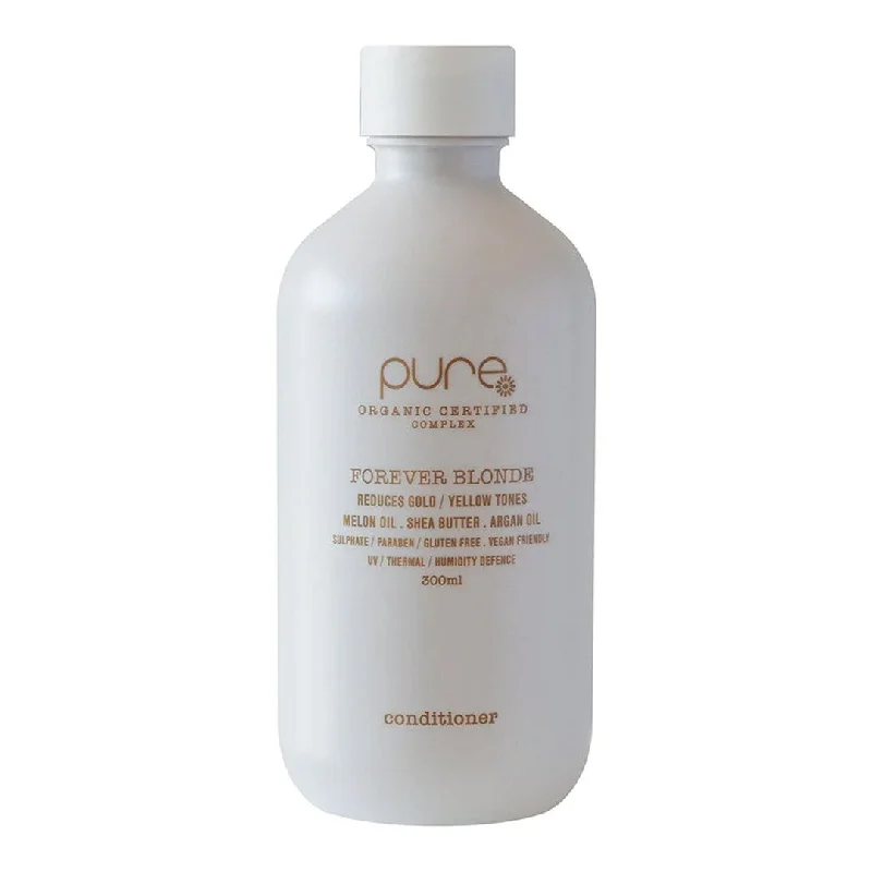 Hair care for weak bouncy coily kinky curls-Pure Forever Blonde Conditioner 300ml