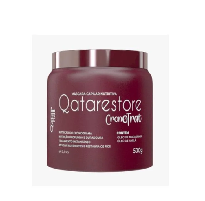 Qatarestore Cronotrat Restore Macadamia Hazelnut Oils Mask 500g - Qatar Hair