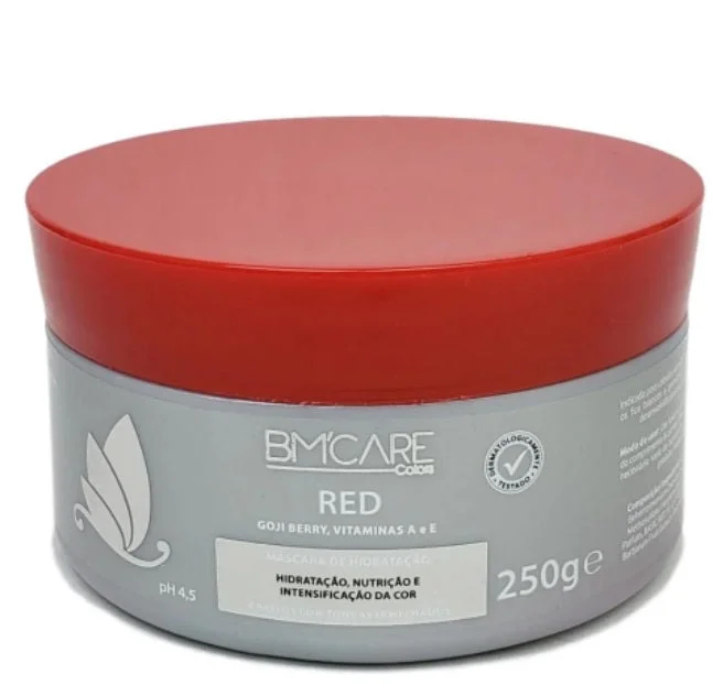 Red Hair Tinting Color Maintenance Tones Enhancer BM Mask 250g - Barrominas