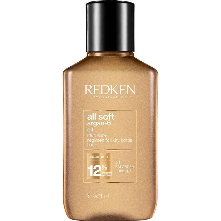 Hair care products with rambutan seed-Redken All Soft Argan Oil 3.7 oz