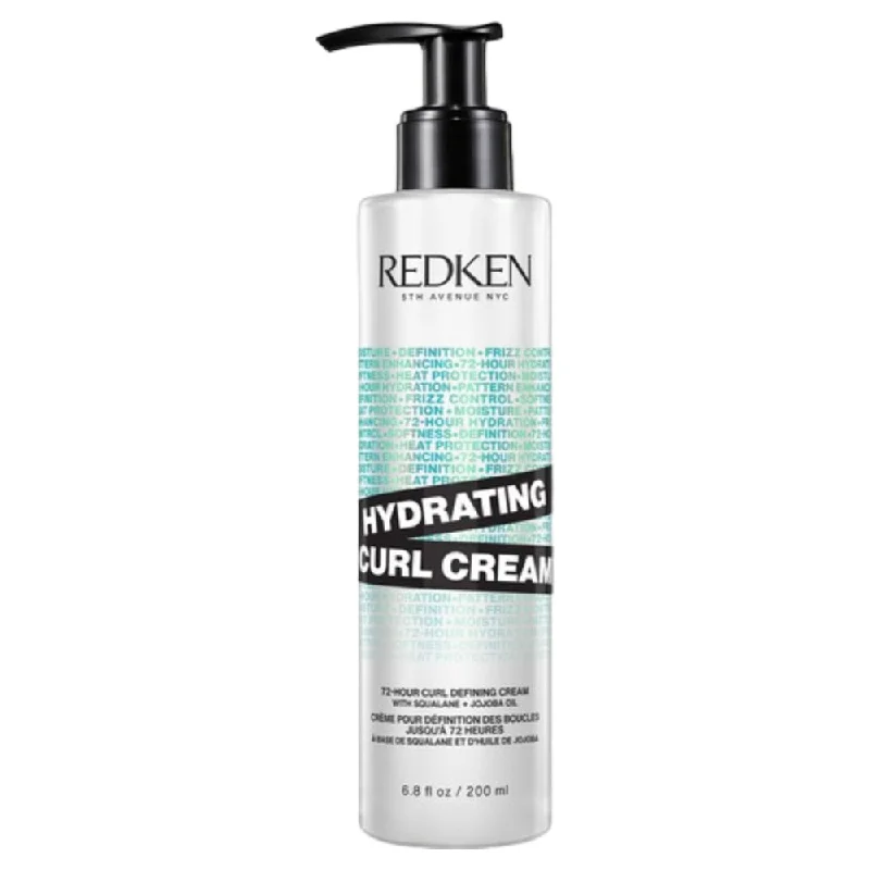 Hair care routine for hair refinement-Redken Hydrating Curl Cream 6.7 oz