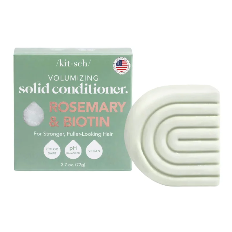 How to care for damaged coily bouncy hair-Rosemary & Biotin Conditioner Bar - Volumizing