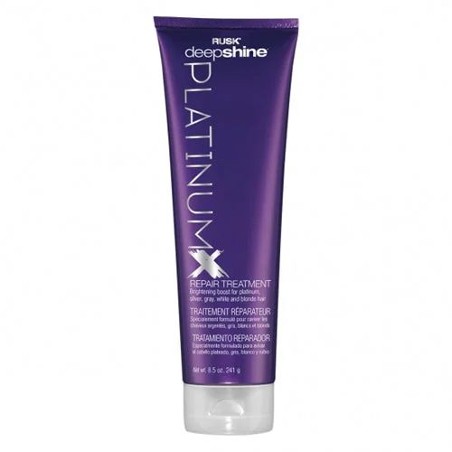 Hair care routine for hair sturdiness-Rusk Deepshine Platinumx Repair Treatment 8.5 oz