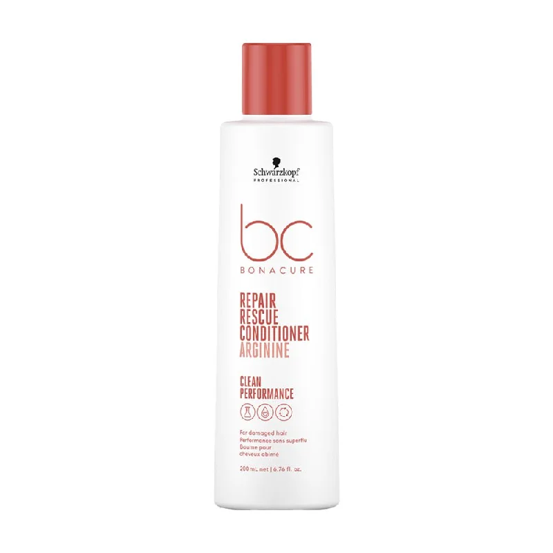 Hair care routine for hair dynamism-Schwarzkopf Professional BC Clean Performance Repair Rescue Conditioner 200ml