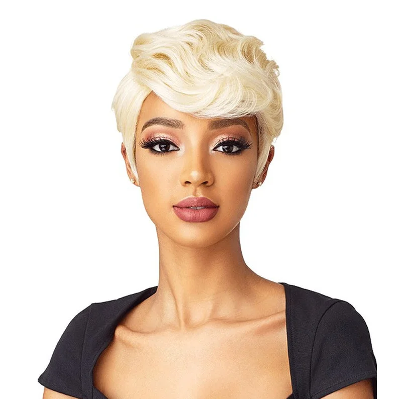 Synthetic wigs with neat texture-SENSATIONNEL Synthetic Instant Fashion Full Cap Wig - DARA