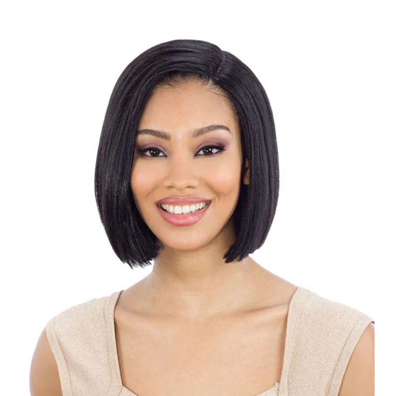 Synthetic wigs with soft layers-SHAKE N GO Freetress EQUAL Synthetic 5" Lace part Full Wig VIVIAN