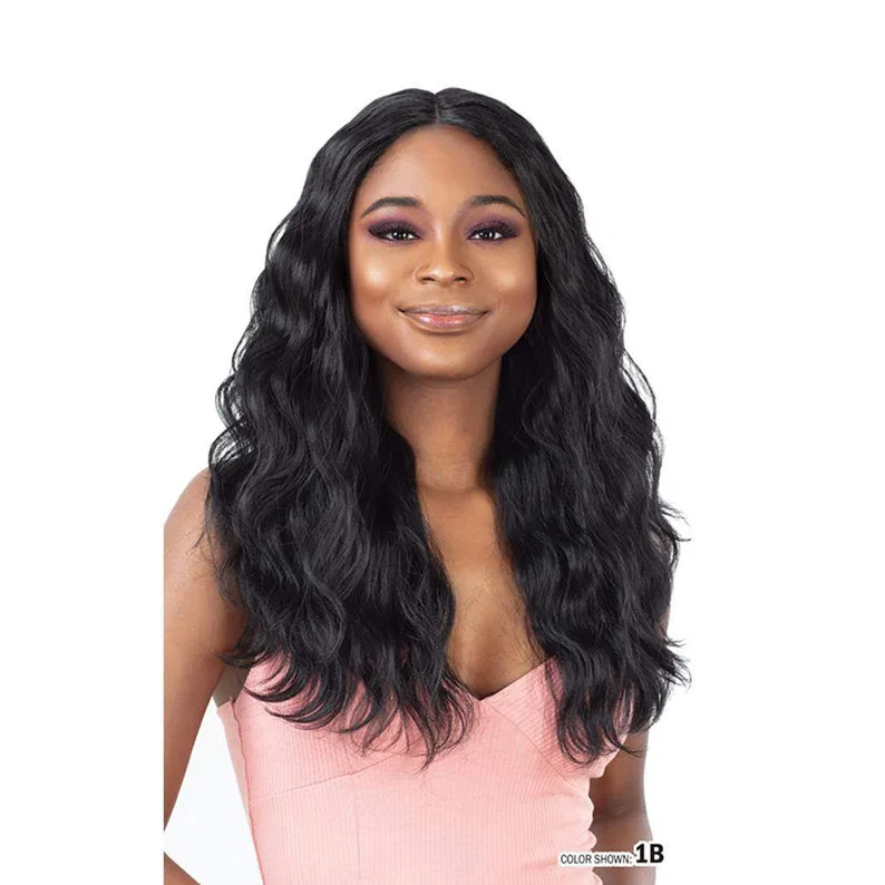 Synthetic wigs for fast sales-SHAKE N GO Freetress Equal Synthetic Lite Lace Front Wig - LFW 008