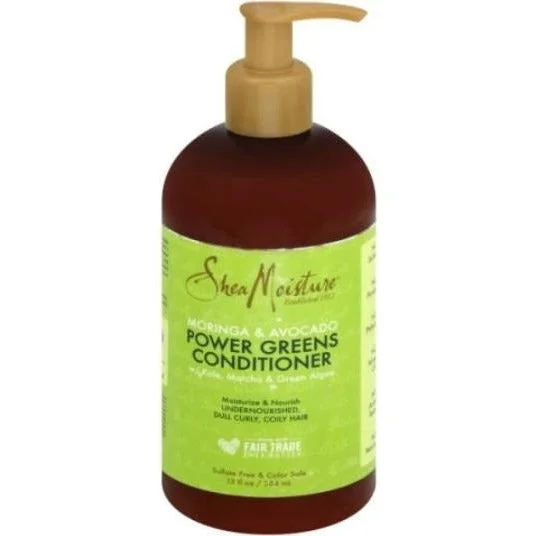 Hair care routine for hair refinement-Shea Moisture Power Greens Conditioner 13Oz