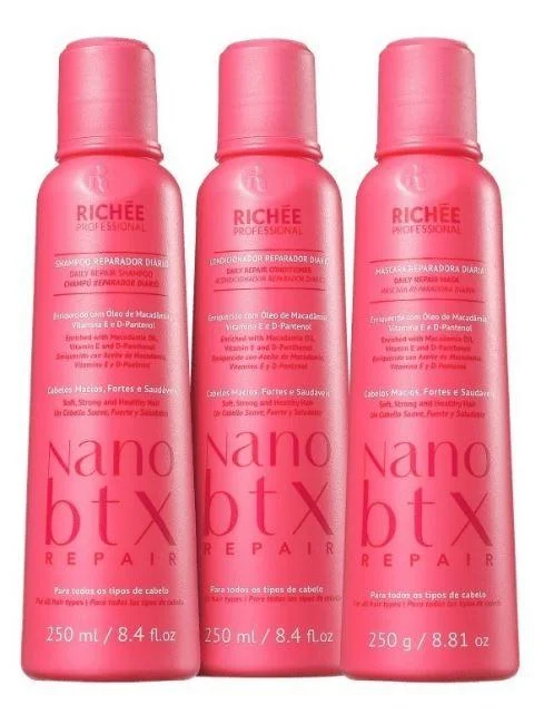 Smooth Strong Hair Nano Deep Hair Mask Repair Daily Care Maintenance Treatment Kit - Richée