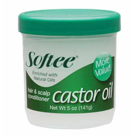 Natural hair care for hair potency-Softee Caster Oil Hair & Scalp Conditioner 5Oz