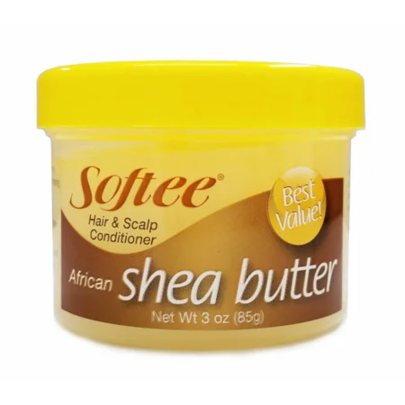 Hair care for fine kinky coily curls-Softee Shea Butter Hair & Scalp Conditioner 3Oz