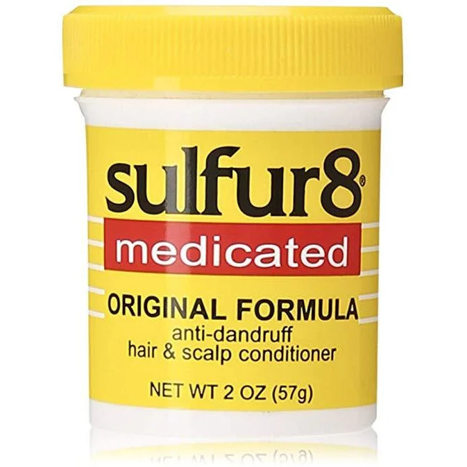 Hair care for thick coily bouncy kinky curls-Sulfur8 Medicated Original Formula Anti-Dandruff Conditioner - 2 Oz