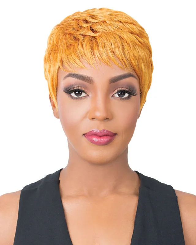 Synthetic wigs with sharp bangs-Super Cute | Synthetic Wig by It's a Wig