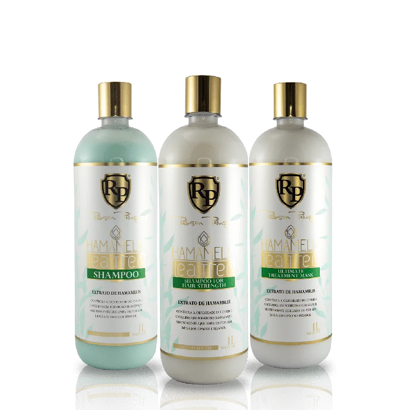 Robson Peluquero Hamamelis Tea Tree Treatment Kit 3x 1 Litre / 32.8 Fl Oz