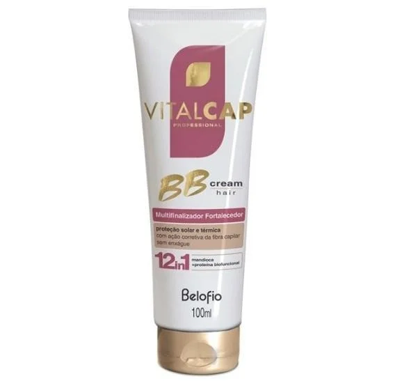 Frizz stop cream-12 in 1 Treatment Vitalcap BB Cream Strengthening Multi-Finisher 100ml - BeloFio