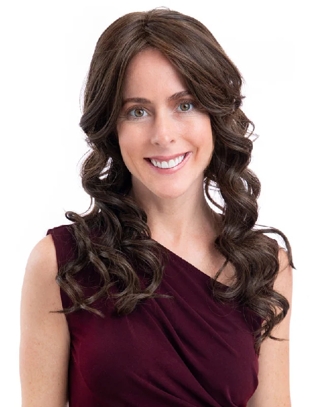 Synthetic wigs with torn waves-Vivian | Lace Front & Monofilament Part Synthetic Wig by Wig Pro