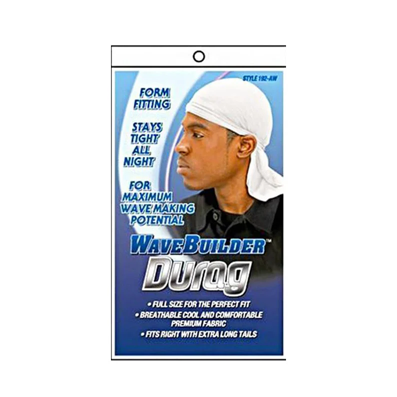 WAVEBUILDER Durag #192AW [WHITE]