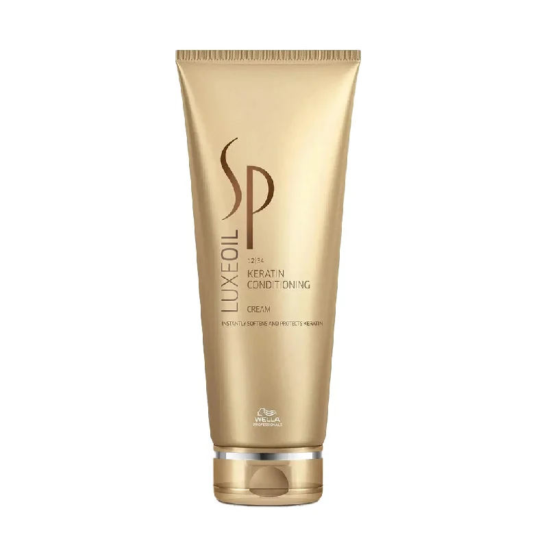 Hair care products with flaxseed gel-Wella SP Luxeoil Keratin Conditioning Cream 200ml